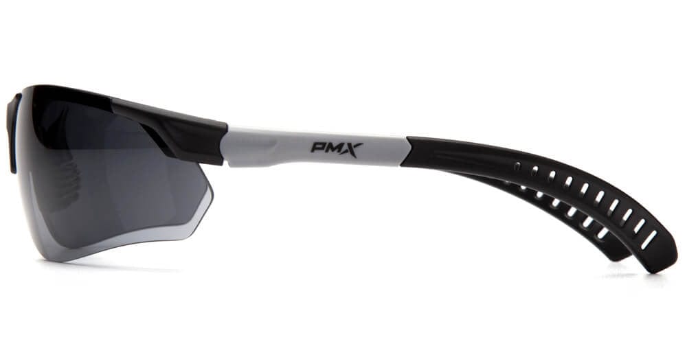 Pyramex Sitecore Safety Glasses with Black Frame and Gray Lens - Side SBG10120D