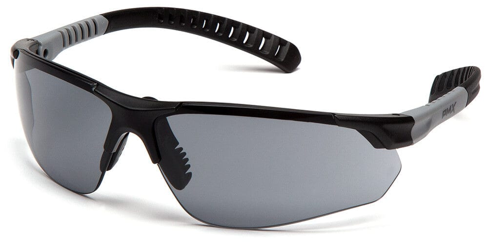 Pyramex Sitecore SBG10120DTM Safety Glasses with Black Frame and Gray H2MAX Anti-Fog Lens