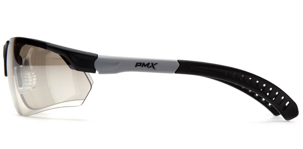 Pyramex Sitecore Safety Glasses with Black Frame and Indoor-Outdoor Lens - Side SBG10180D