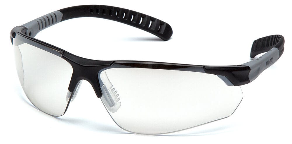 Pyramex Sitecore Safety Glasses with Black Frame and Indoor-Outdoor Lens SBG10180D