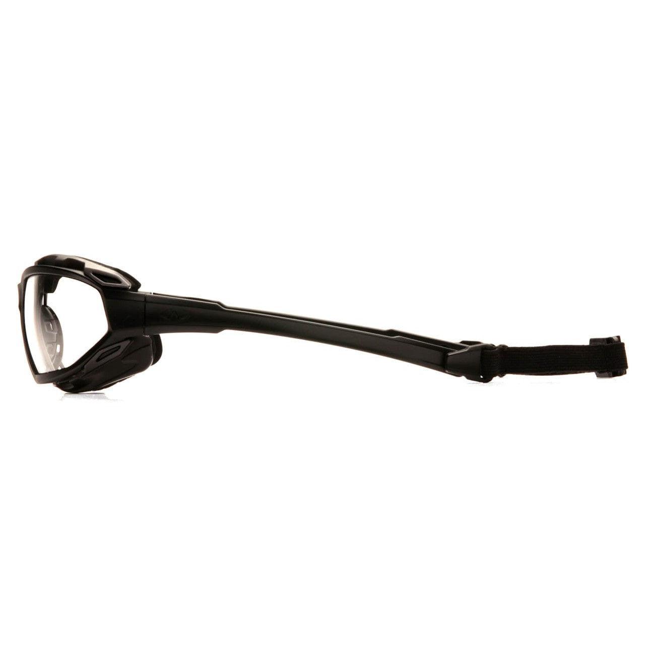 Pyramex Highlander Plus Safety Glasses Black Foam-Lined Frame