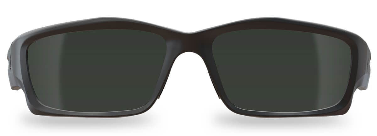 Edge Tactical Eyewear Blade Runner Safety Glasses Black Frame G-15 Vapor Shield Lens SBR61-G15 - Front View