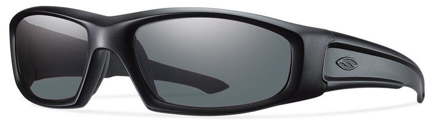 Smith Elite Hudson Tactical Ballistic Sunglasses with Black Frame and Polarized Gray Lens