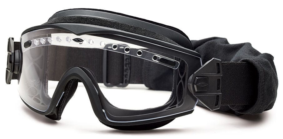 Smith Elite LoPro Regulator Tactical Goggle Kit Black Frame Clear Gray Lenses