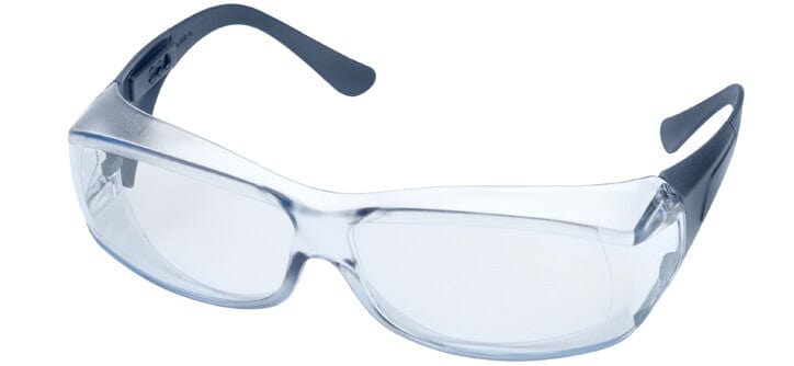 Elvex OVR-Spec III Safety Glasses with Blue Lens and Metal Detectable Temples