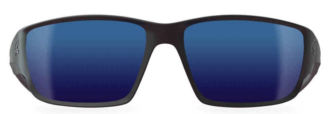 Edge Kazbek Safety Glasses with Blue Mirror Lens SK118 - Front View