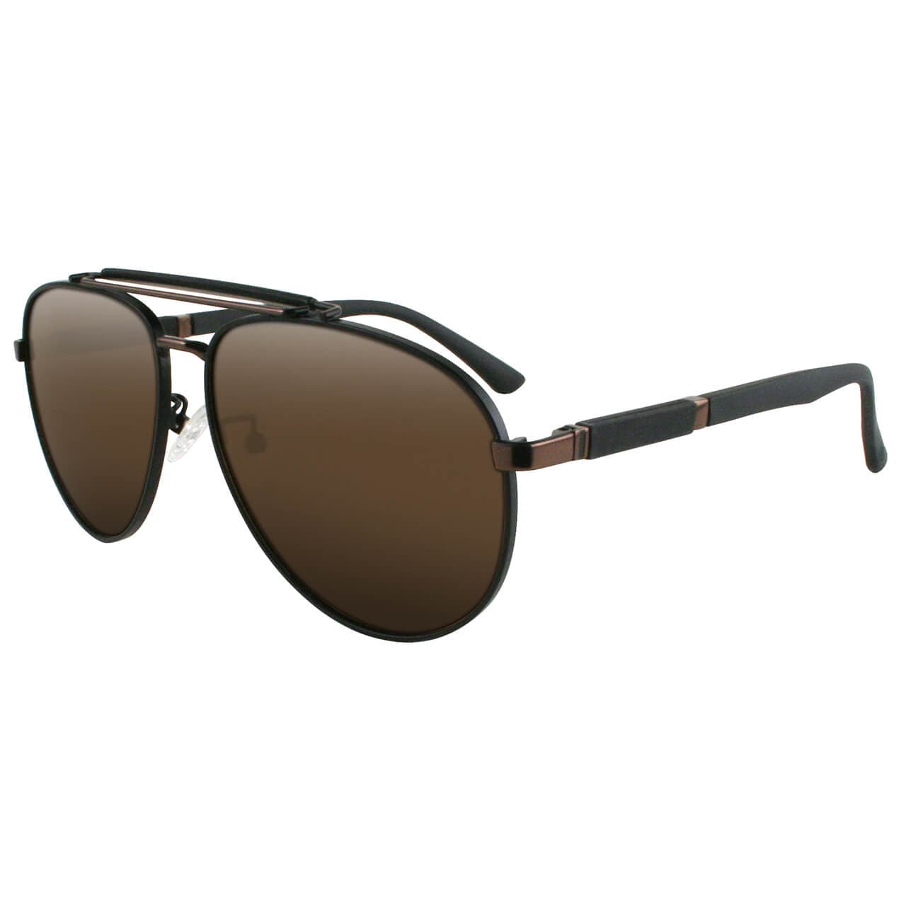 Solect Walker Aviator Sunglasses with Amber Polarized Lenses
