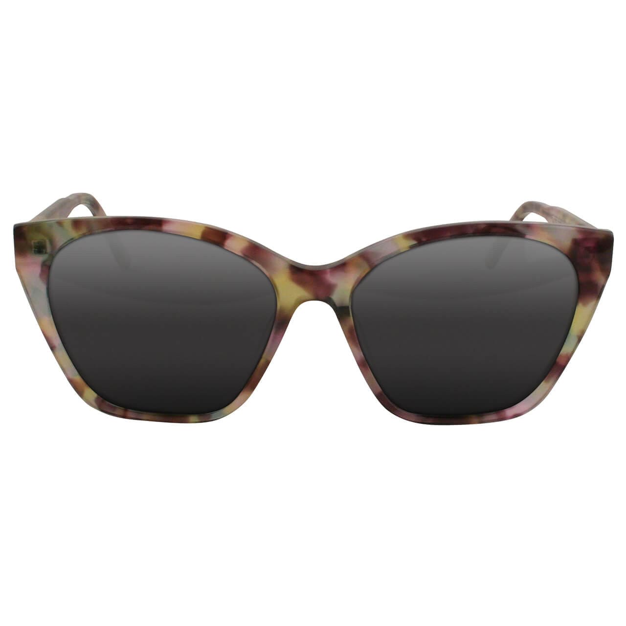 Solect Hydro Sunglasses with Tortoise Pink Frame and Gray Polarized Lenses Front View