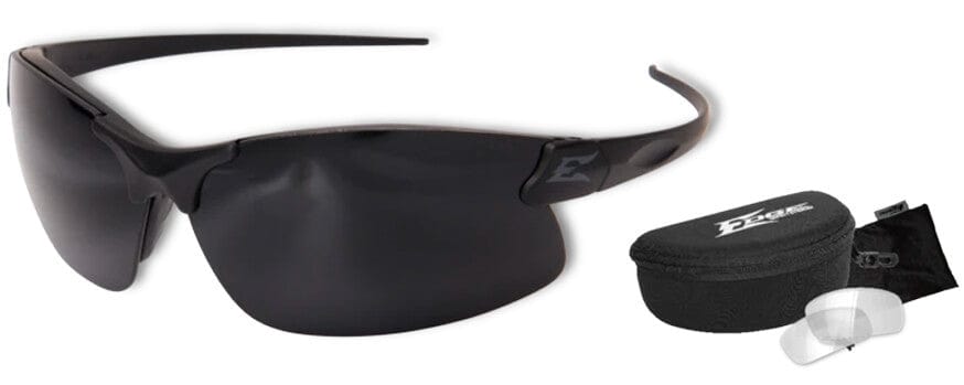 Edge Tactical Eyewear Sharp Edge with Thin Temple and 2 Vapor Shield Lens Kit Clear & G-15