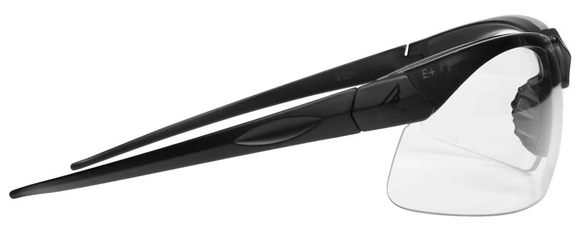 Edge Tactical Eyewear Sharp Edge with Soft Touch Thin Temple and Clear Vapor Shield Lens SSE611-TT - Side View