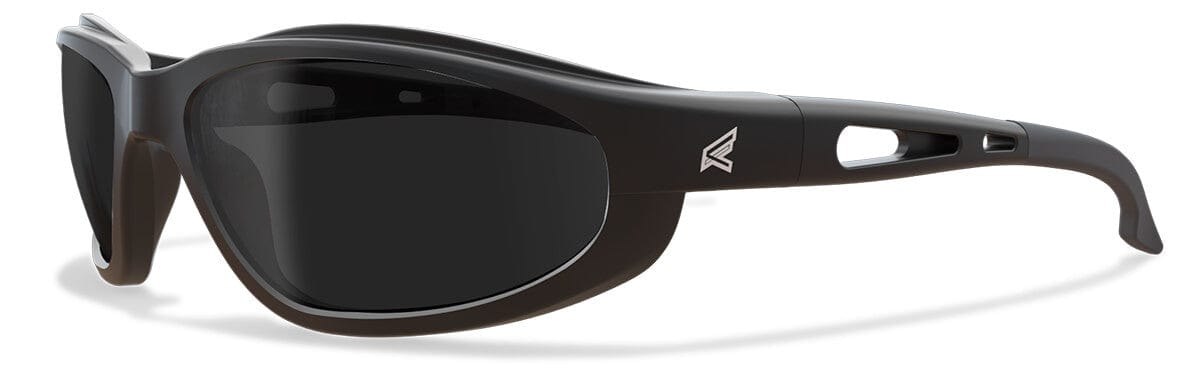 Edge Dakura Safety Glasses with Black Frame and Smoke Lens SW116