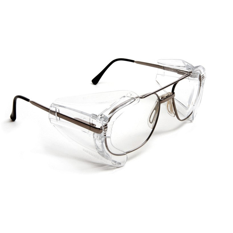 Safety Optical B22 MHS Slip-On Sideshields On Glasses