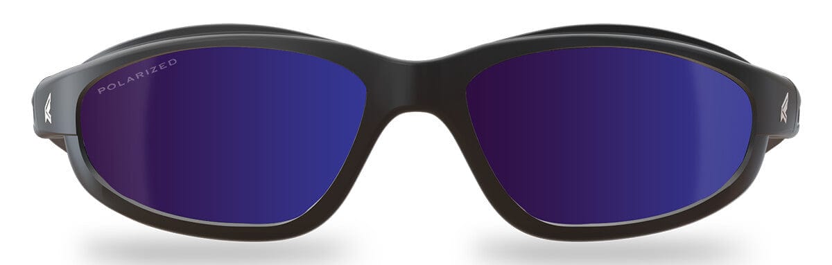 Edge Dakura Polarized Safety Glasses with AP Blue Mirror Lens TSMAP218 - Front View