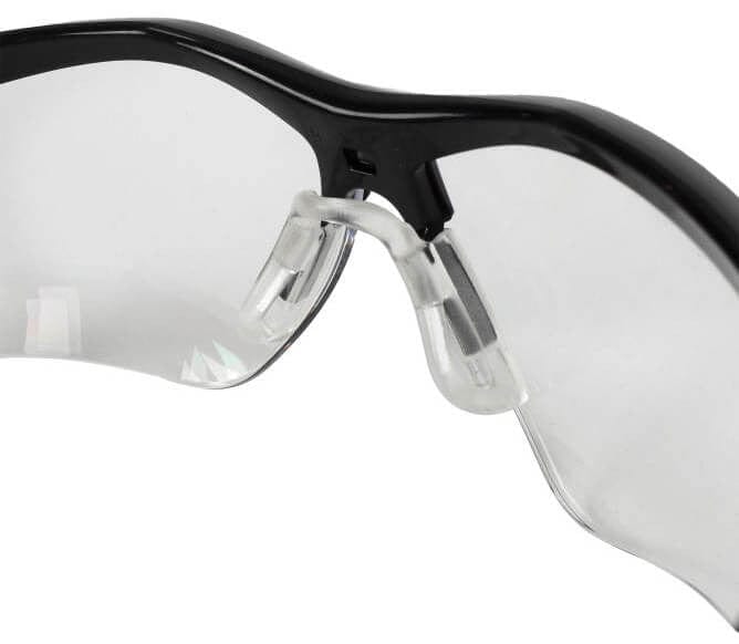 Radians Thraxus Safety Glasses with Clear Anti-Fog Lens - Nosepiece