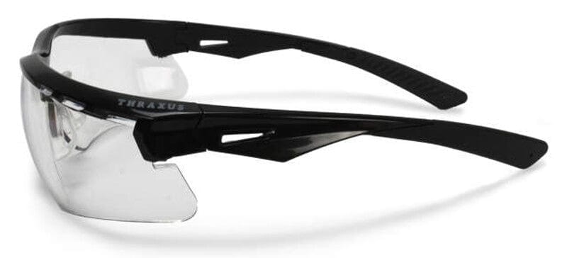 Radians Thraxus Safety Glasses with Clear IQUITY Anti-Fog Lens - Side View