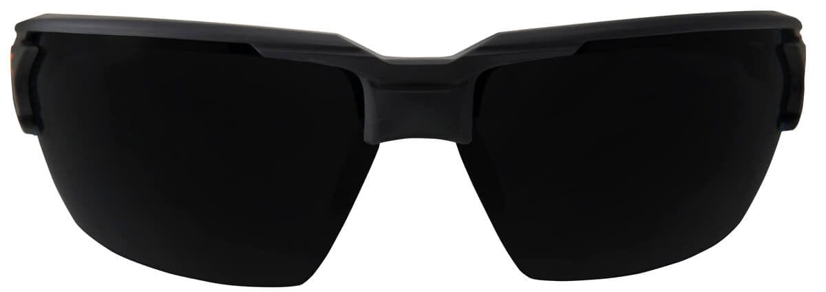 Edge Pumori Safety Glasses with Matte Black Frame and Smoke Vapor Shield Lens XP416VS - Front View