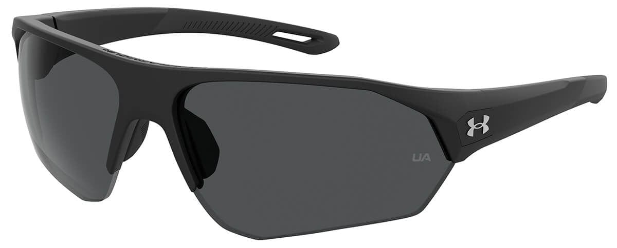 Under Armour Playmaker Sunglasses with Black Frame and Grey Lens UA0001GS-003-KA