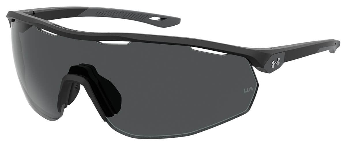 Under Armour Gametime Sunglasses with Black Frame and Grey Lens UA0003GS-003-KA