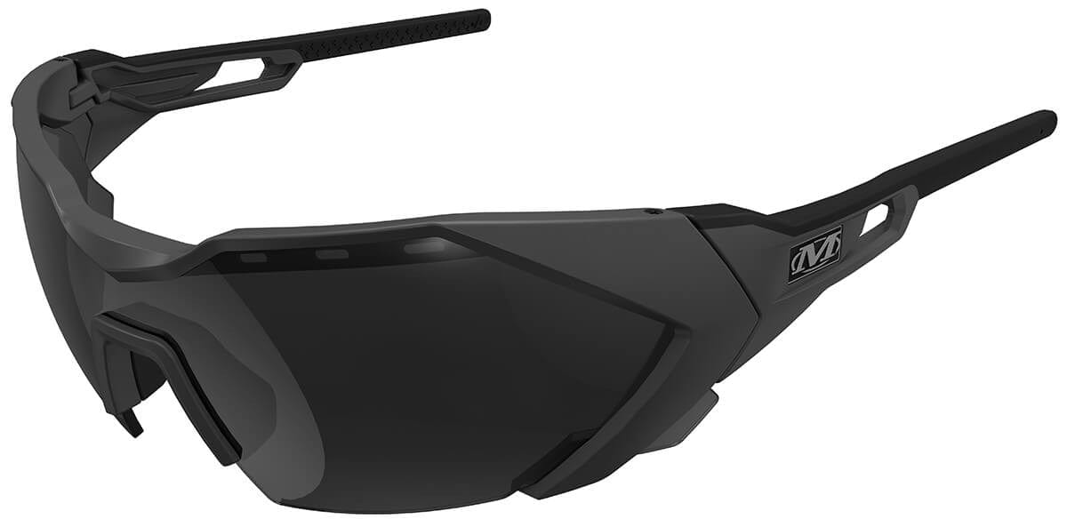 Mechanix Wear Type-E Safety Glasses with Grey Frame and Smoke Anti-Fog Lens VES-20AK-BU