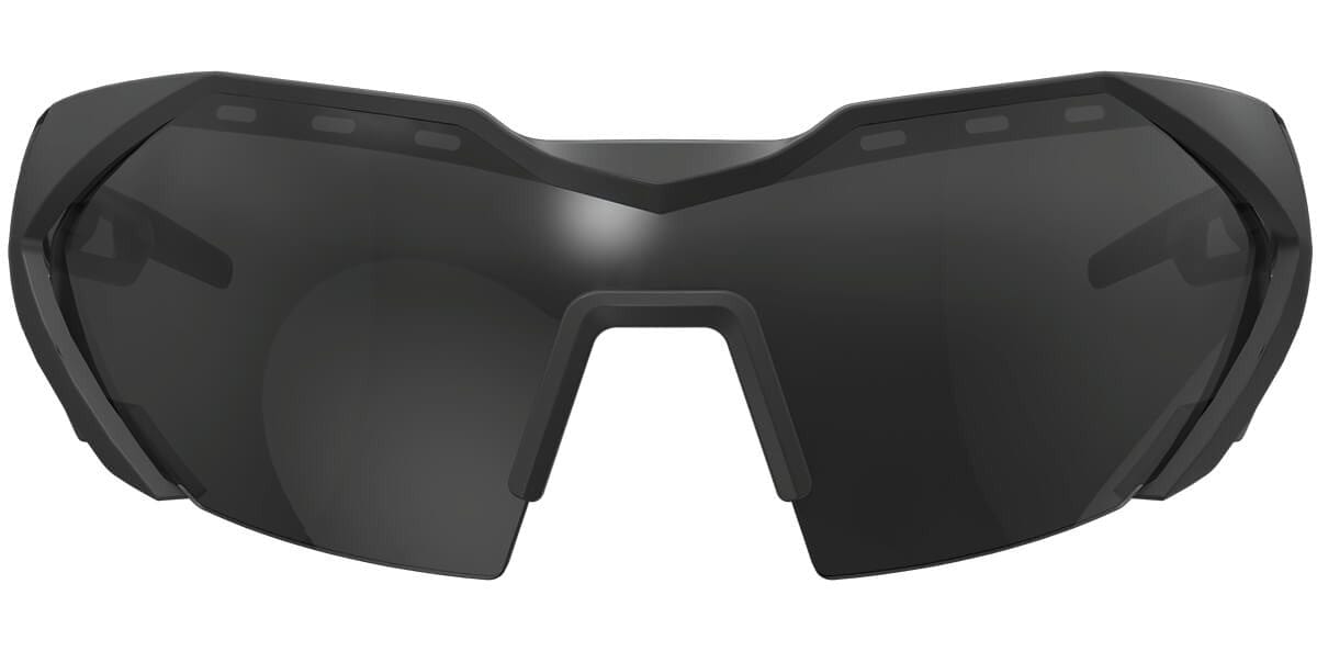 Mechanix Wear Type-E Safety Glasses with Grey Frame and Smoke Anti-Fog Lens VES-20AK-BU - Front View