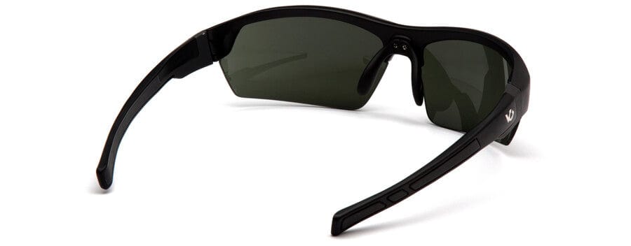 Venture Gear Tensaw Safety Sunglasses with Black Frame and Smoke Green Anti-Fog Lens - Back