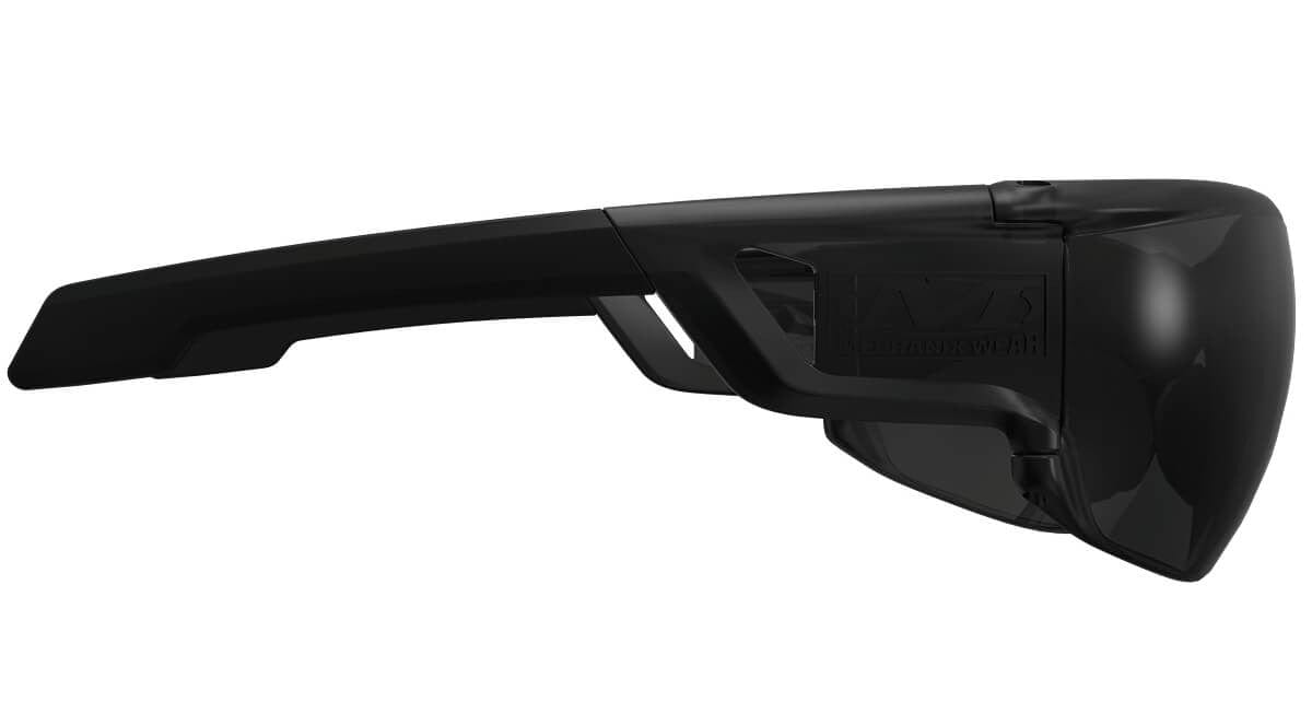 Mechanix Wear Type-N Safety Glasses with Smoke Frame and Smoke Anti-Fog Lens VNS-20AB-BU - Side View