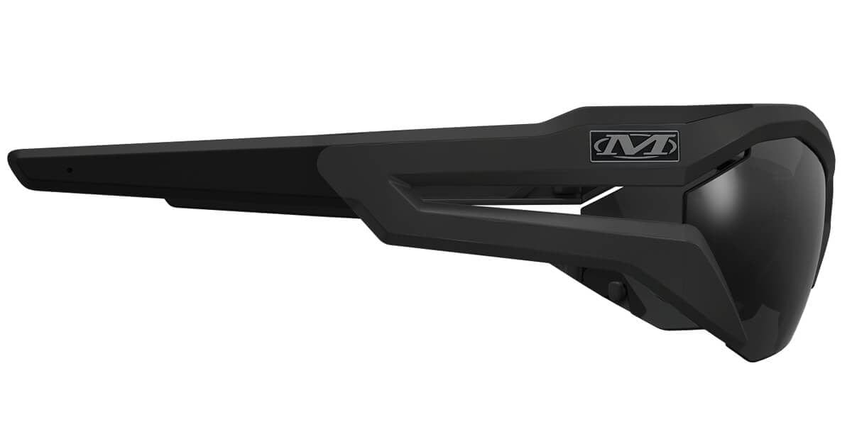 Mechanix Wear Type-V Safety Glasses with Grey Frame and Smoke Anti-Fog Lens VVS-20AH-BU - Side View