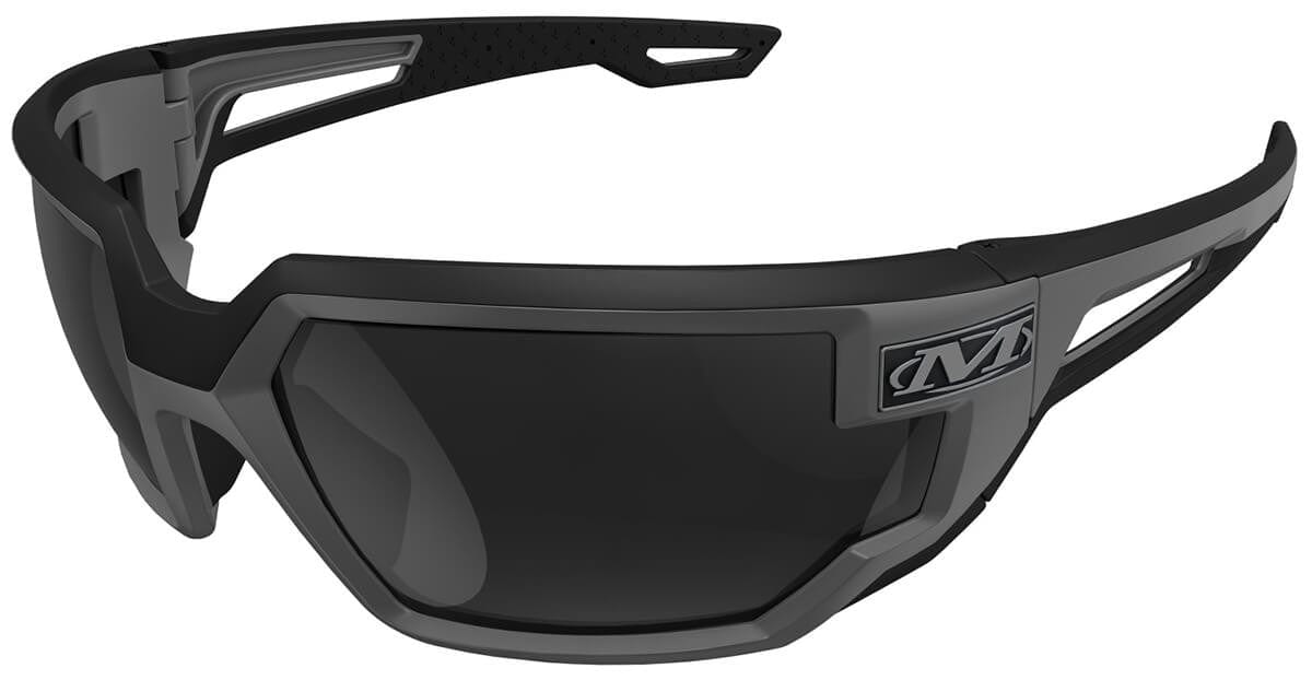 Mechanix Wear Type-X Safety Glasses with Grey Frame and Smoke Anti-Fog Lens VXS-20AK-BU