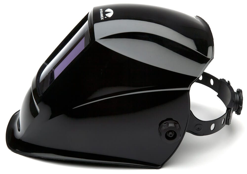 Pyramex Leadhead WHAM30 Series Auto-Darkening Welding Helmet - Glossy Black - Side
