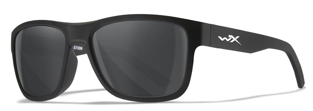 Wiley X Ovation Sunglasses Matte Black with Smoke Grey Lens