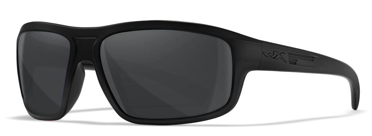 Wiley X Contend Safety Sunglasses with Matte Black Frame and Smoke Grey Lens WX-ACCNT01