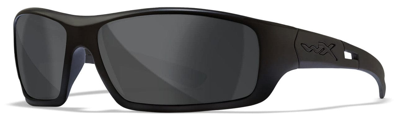 Wiley X Slay Black Ops Safety Sunglasses with Matte Black Frame and Smoke Grey Lens ACSLA01