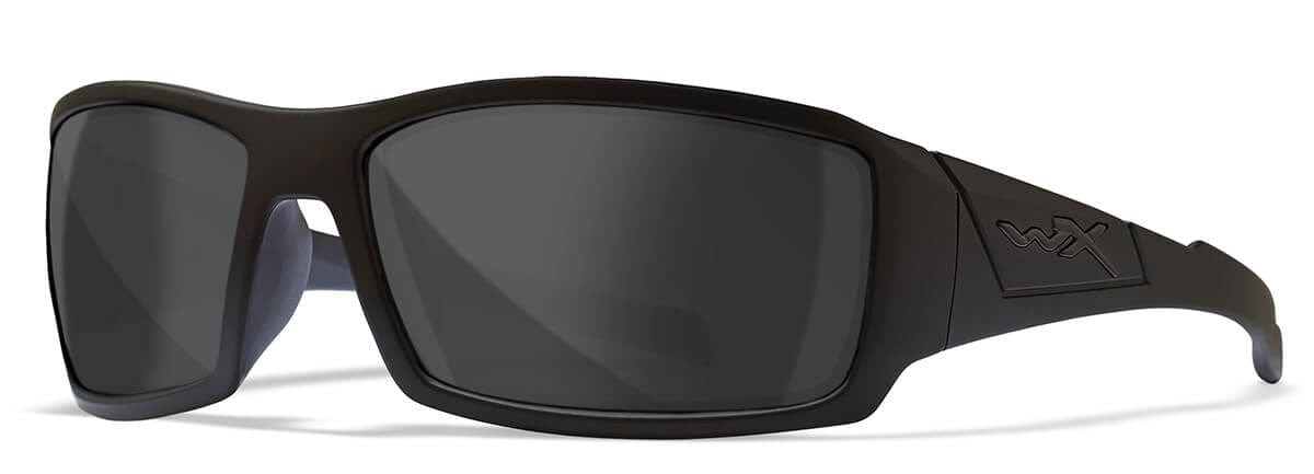 Wiley X Twisted Black Ops Safety Sunglasses with Matte Black Frame and Smoke Grey Lens SSTWI01