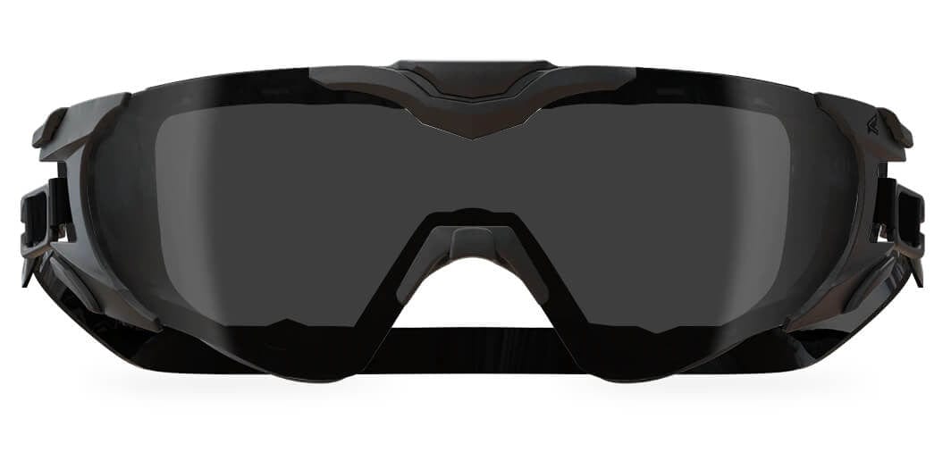 Edge Tactical Eyewear Super 64 Low-Profile Goggle with G-15 Vapor Shield Lens - Front View