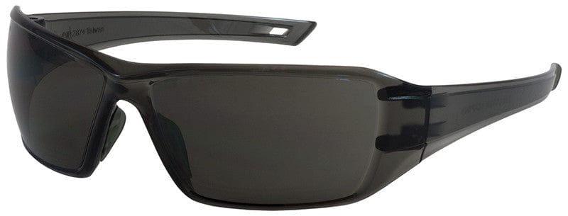 Bouton Captain Safety Glasses with Gray Temple and Gray Anti-Fog Lens