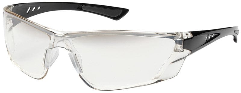 Bouton Recon Safety Glasses with Black Temple and Gradient Anti-Fog Lens