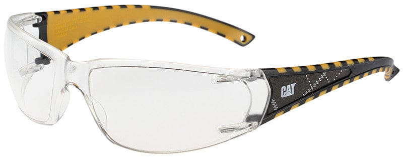 CAT Blaze Safety Glasses with Black Frame and Clear Lens BLAZE-100