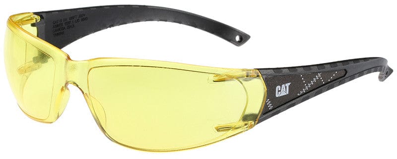CAT Blaze Safety Glasses with Black Frame and Yellow Lens BLAZE-112