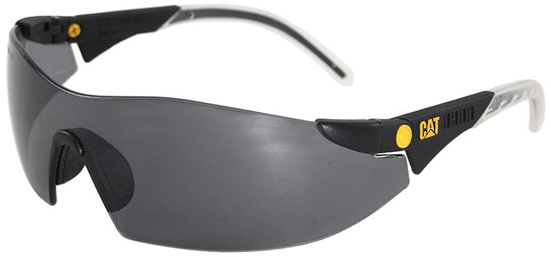 CAT Dozer Safety Glasses with Black Frame and Smoke Lens DOZER-104