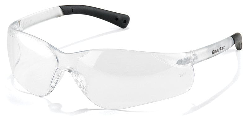 Crews Bearkat 3 Safety Glasses with Clear Anti-Fog Lenses and Soft Gel Nose Pad