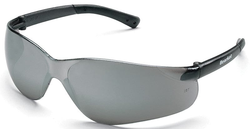 Crews Bearkat Safety Glasses with Silver Mirror Lenses