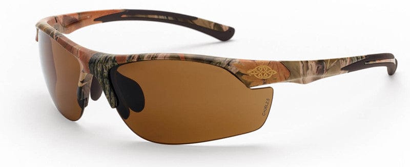 Crossfire AR3 Safety Glasses Woodland Brown Camo HD Brown Lens 16146