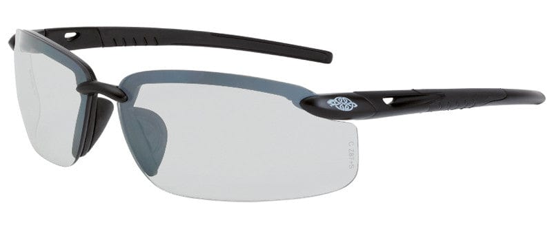 Crossfire ES5 Safety Glasses with Matte Black Frame and I/O Lens