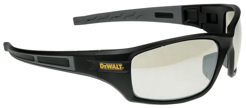 DeWalt Auger Safety Glasses with Black/Gray Frame and Indoor/Outdoor Lenses