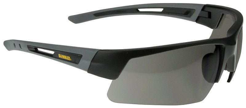 DeWalt Crosscut Safety Glasses with Black/Gray Frame and Smoke Lenses