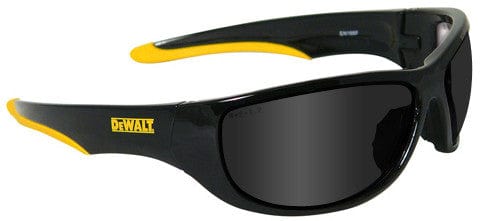 DeWalt Dominator Safety Glasses with Black Frame and Smoke Lens DPG94-2D