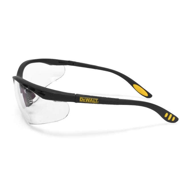 DEWALT Reinforcer Safety Glasses with Clear Lens DPG58-1D Side View
