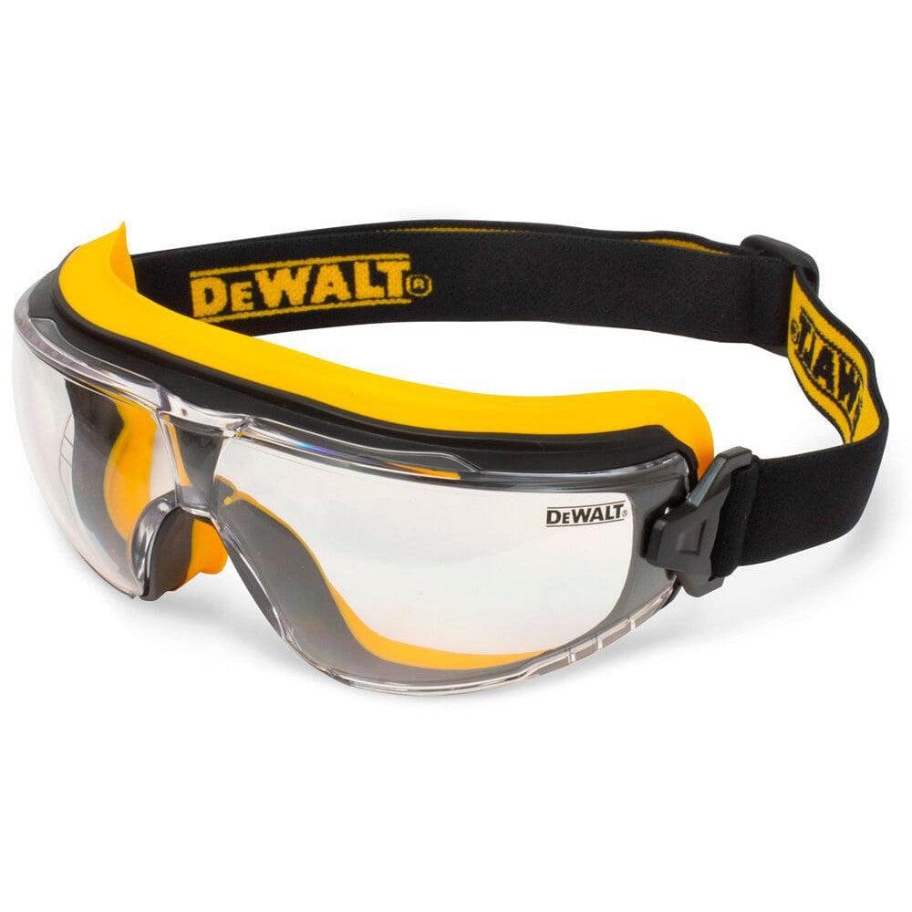 DeWalt DPG84 Insulator Goggle with Clear IQuity Anti-Fog Lens - Left Side View