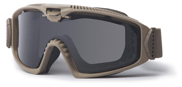 ESS Influx Ballistic Goggle Terrain Tan with Clear and Smoke Lenses