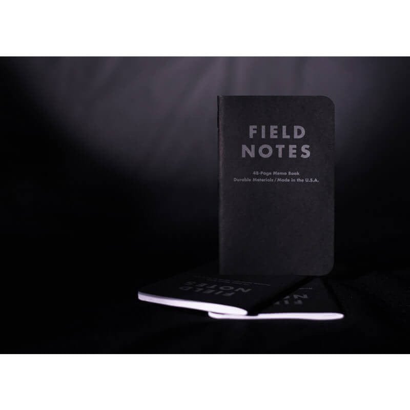 Field Notes Pitch Black Dot-Graph 3-Pack